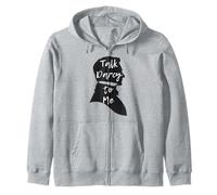 Camiseta Divertida Jane Austen para Regalo literario Talk Darcy to Me tee Sudadera con Capucha