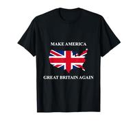 Camiseta divertida Make America Great Britain Again de Donald Trump Camiseta