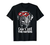 Camiseta Divertida para Amantes de los Perros Cane Corso Can't See The Haters Camiseta