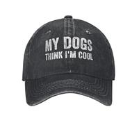 Camiseta Divertida para dueño de Perro Mis Perros piensan Que Soy Genial Camisetas de algodón Vintage para Hombres Patrón de Camisetas de Playa Harajuku Ropa de Gran tamaño