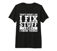 Camiseta Divertida para Hombre con Texto en inglés I Fix Stuff Camiseta Premium