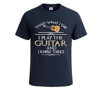 Camiseta divertida para hombre con texto en inglés "That's What I Do, I Play Video Games", Camiseta azul marino, S