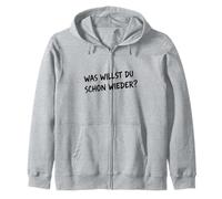 Camiseta Divertida para Hombre y Mujer con Texto en alemán Was Willst Du Schon Wieder? Sudadera con Capucha