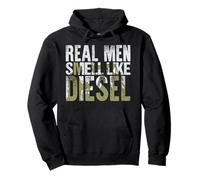 Camiseta Divertida para Hombres Reales Que huelen como Diesel Sudadera con Capucha