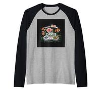 Camiseta Divertida para Jugadores con Texto en inglés I Paused My Game To Pick Flowers Camiseta Manga Raglan