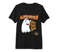 Camiseta Divertida para Mujer y Hombre con Disfraz de Halloween de Ghost Boo Camiseta Premium