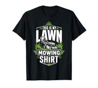 Camiseta Divertida para papá Jardinero con Texto en inglés This Is My Lawn Mowing Shir Camiseta