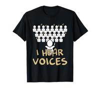 Camiseta divertida para profesor de coro I Hear Voices Camiseta