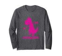 Camiseta Divertida Rosa con Texto en inglés I Am Unstoppable para Hombres, Mujeres y jóvenes Manga Larga