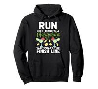 Camiseta Divertida Run Like There's a Margarita Waiting Sudadera con Capucha