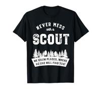 Camiseta divertida Scout - Nunca te metas con un Scout Camiseta