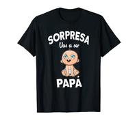 Camiseta divertida SORPRESA Vas a ser Papa-Pregnancy Noticia Tee Camiseta