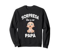 Camiseta divertida SORPRESA Vas a ser Papa-Pregnancy Noticia Tee Sudadera