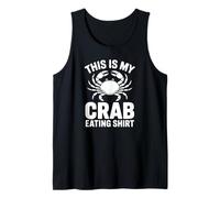 Camiseta Divertida This Is My Crab Eating Camiseta sin Mangas