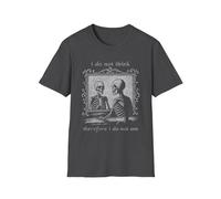 Camiseta divertida unisex con texto en inglés "I do not am" con texto en inglés "I do not am", Jaspeado Oscuro, XL