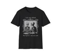 Camiseta divertida unisex con texto en inglés "I do not am" con texto en inglés "I do not am", Negro, M