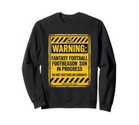 Camiseta Divertida Warning Fantasy Football Season In Progress Sudadera