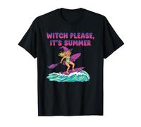 Camiseta Divertida Witch Please It's Summer Surfing Beach Camiseta