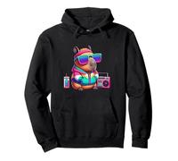 Camiseta divertida y novedosa con gráficos retro de los años 90 de Capybara para niños Sudadera con Capucha