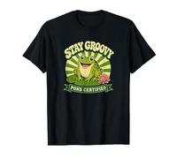 Camiseta Divertida y Retro con certificación Frog Pond de Stay Groovy Camiseta