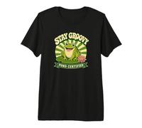 Camiseta Divertida y Retro con certificación Frog Pond de Stay Groovy Camiseta Premium