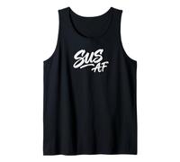 Camiseta Divertida y sarcástica de Memes de Internet sobre deducción Social de Sus AF Camiseta sin Mangas