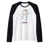 Camiseta Do Not Disturb Mode - Lindo Anime Sleepy Girl Kawaii Camiseta Manga Raglan