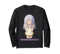 Camiseta Do Not Disturb Mode - Lindo Anime Sleepy Girl Kawaii Manga Larga
