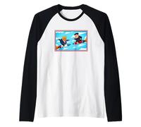 Camiseta Donald Trump vs Kim Jong-Un Camiseta Manga Raglan