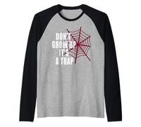 Camiseta Don't Grow Up | hombre y mujer. Camiseta Manga Raglan