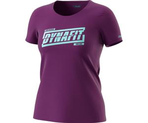 camiseta Dynafit GRAPHIC CO W S/S TEE (royal purple/TABLOID) Mujer