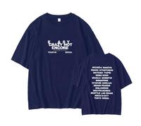 Camiseta Easy Crazy Hot con Soporte Impreso Highstreet Unisex Merch Shirt(Blue,2XL)