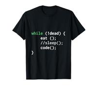 Camiseta Eat Sleep Code Repeat While Loop Programmer Nerd G amiseta