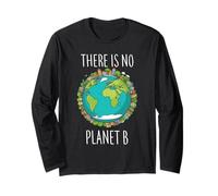 Camiseta ecológica Earth Advocate There Is No Planet B Manga Larga