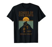 Camiseta Ecos de los Derechos Civiles Retro Selma 1965 Marzo Alabama Camiseta