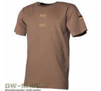 CAMISETA EJÉRCITO ALEMÁN TROPEN + BANDERAS NEGRO OLIVA COYOTE BW CAMISETA INT...