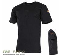 CAMISETA EJÉRCITO ALEMÁN TROPICAL NEGRA BW CAMISETA INTERIOR BANDERAS Y ganch...