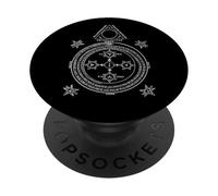 Camiseta El círculo mágico del Rey Salomón Sigil PopSockets PopGrip Adhesivo