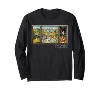 Camiseta El jardín de Las delicias Pintura de Bosch Manga Larga