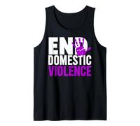 Camiseta End Domestic Violence - Conciencia sobre la Violencia Doméstica Camiseta sin Mangas