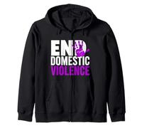 Camiseta End Domestic Violence - Conciencia sobre la Violencia Doméstica Sudadera con Capucha