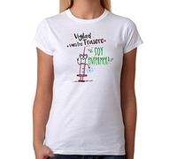 Camiseta Enfermera. Vigilad vuestro Trasero Soy Enfermera. Camiseta Divertida de Regalo (XL)