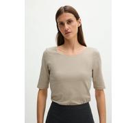 Camiseta entallada Linen Beige XS