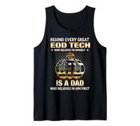 Camiseta EOD Tech, Behind Every Great EOD Tech Who Believes Camiseta sin Mangas