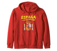 Camiseta España Escudo de Armas del Orgullo Español Sudadera con Capucha