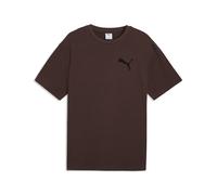 Camiseta Essentials Elevated de corte holgado con ícono PUMA Cat para hombre, Accesoiros, Marrón, XS