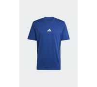 Camiseta básica de manga corta con logo pequeño Hombre Talla L. Color Azul