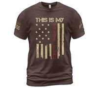 Camiseta Esta Es Mi Bandera del Orgullo Estadounidense, Mi Bandera del Orgullo, Patriótica T-Shirt Moderna Camisetas Básicas Deporte Manga Corta para Camping Running Senderismo XXL