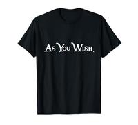 Camiseta estampada con texto fantástico de estilo pirata As You Wish Camiseta