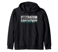 Camiseta Estampada Destination Unknown Adventure Wanderlust Nature Sudadera con Capucha